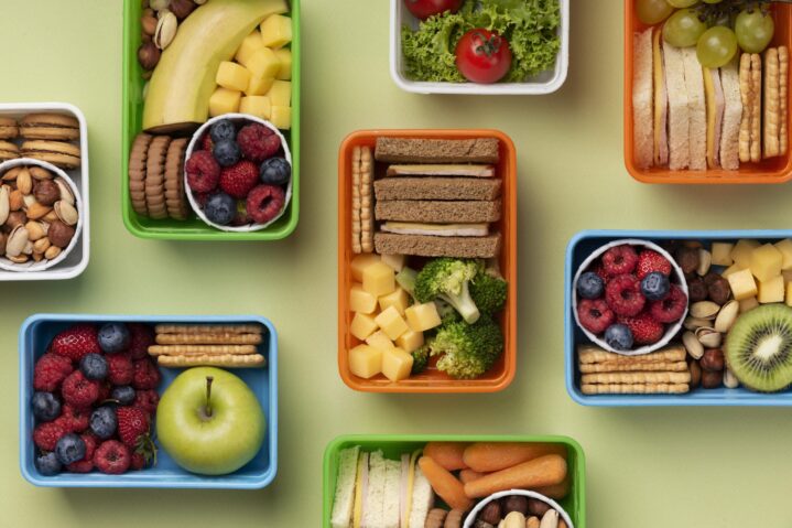 view-food-lunch-boxes-assortment