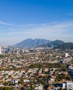 The most distinctive mountain in Monterrey, Mexico